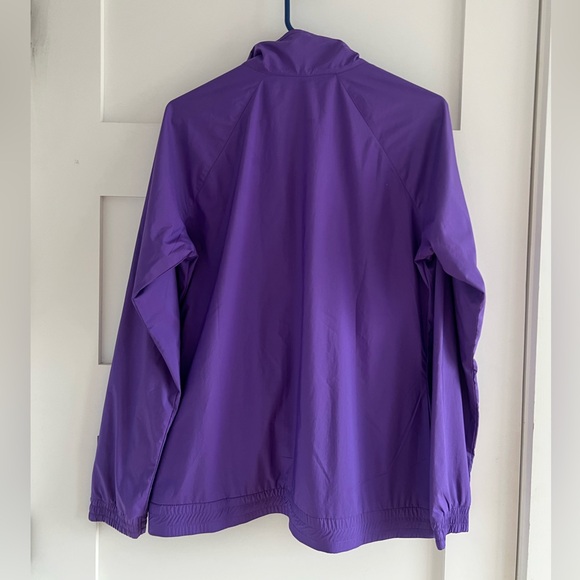 Adidas Women's purple and black track jacket size M - Picture 6 of 8